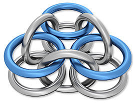 Linked jump rings